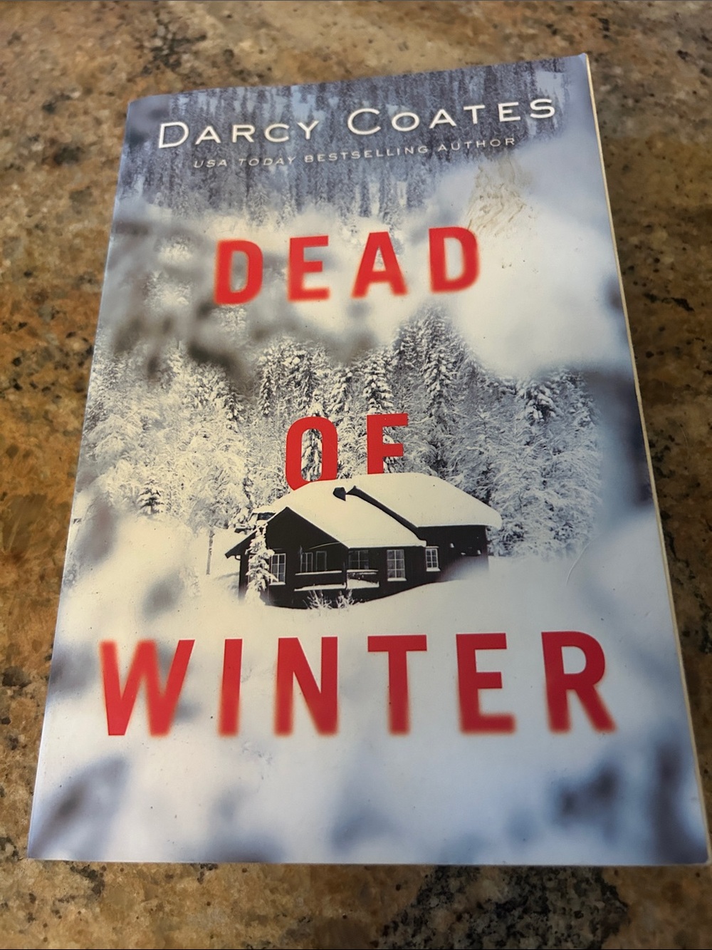 Dead of Winter by Darcy Coates - Red & White Cover